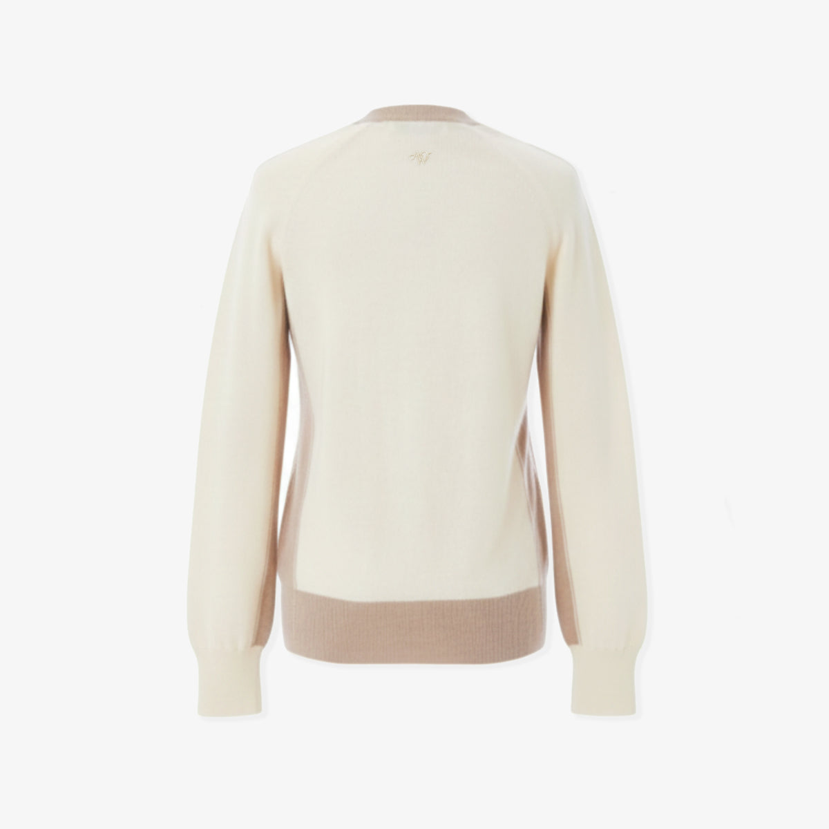Women's Raglan Color Block Knit - Cream - Erthe Golf
