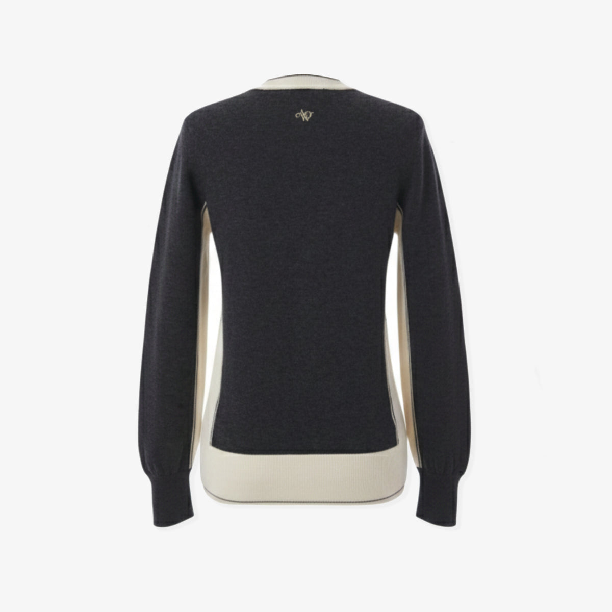Women's Raglan Color Block Knit - Dark Gray - Erthe Golf
