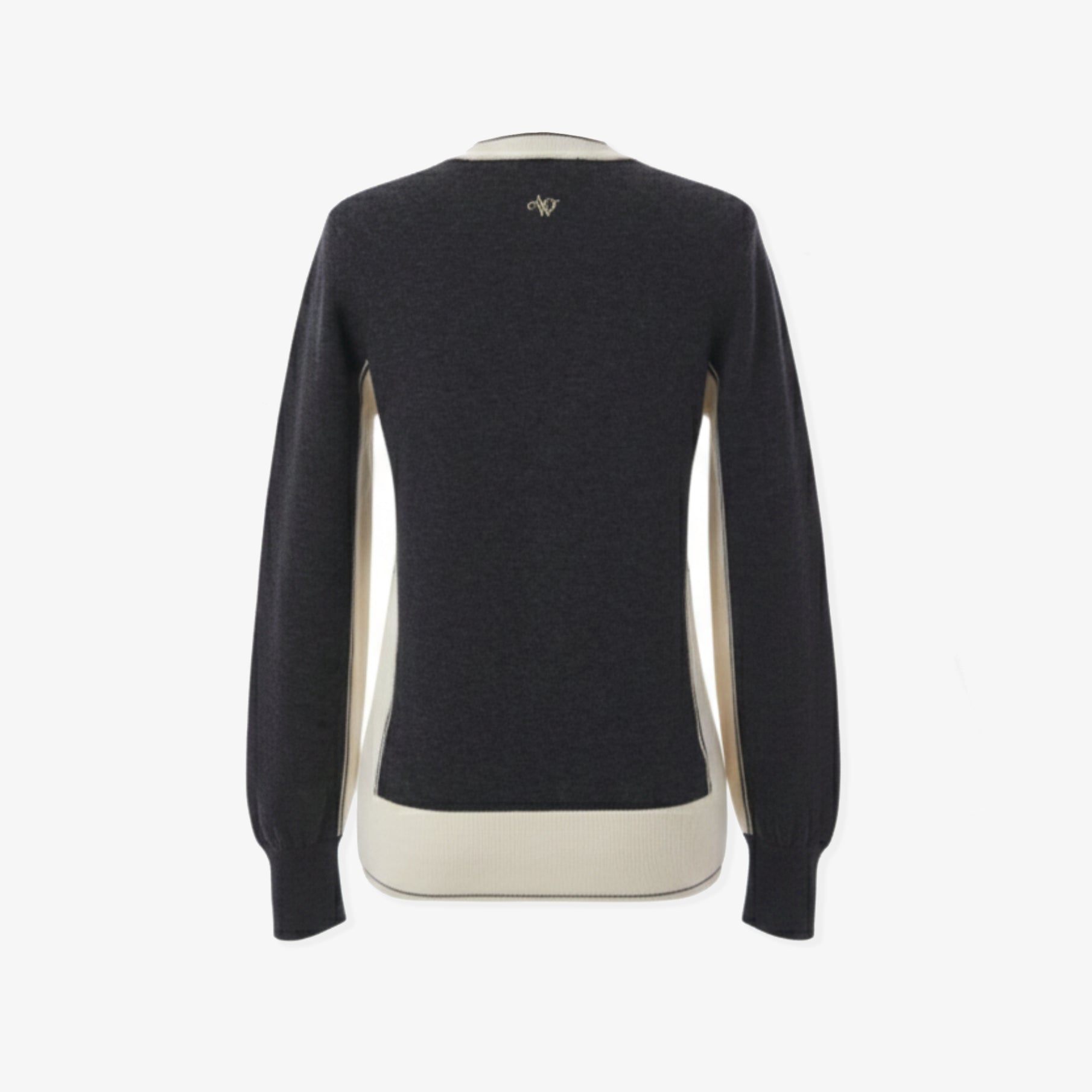 Women's Raglan Color Block Knit - Dark Gray - Erthe Golf