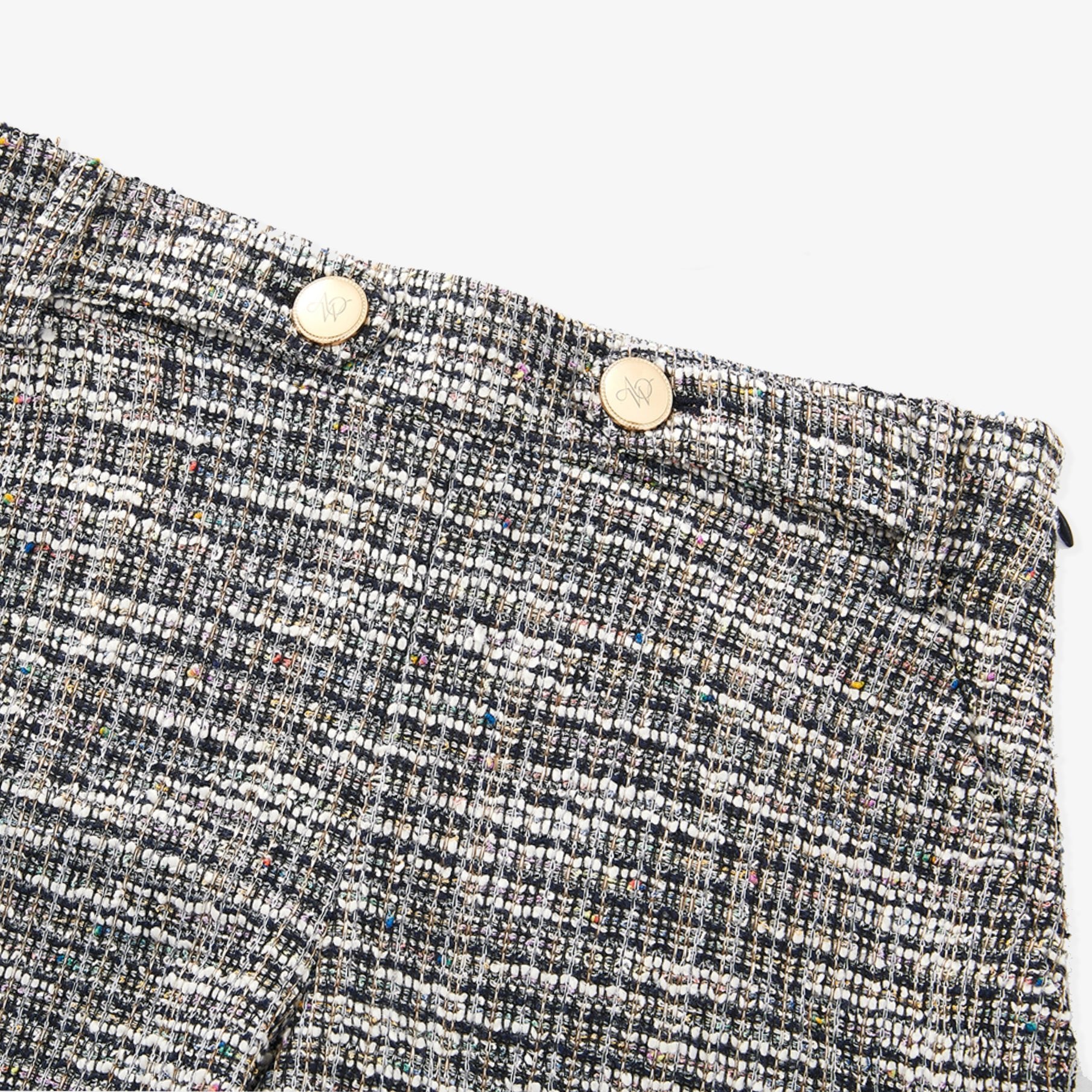 Women's Tweed Shorts - Navy - Erthe Golf