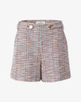 Women's Tweed Shorts - Pink - Erthe Golf