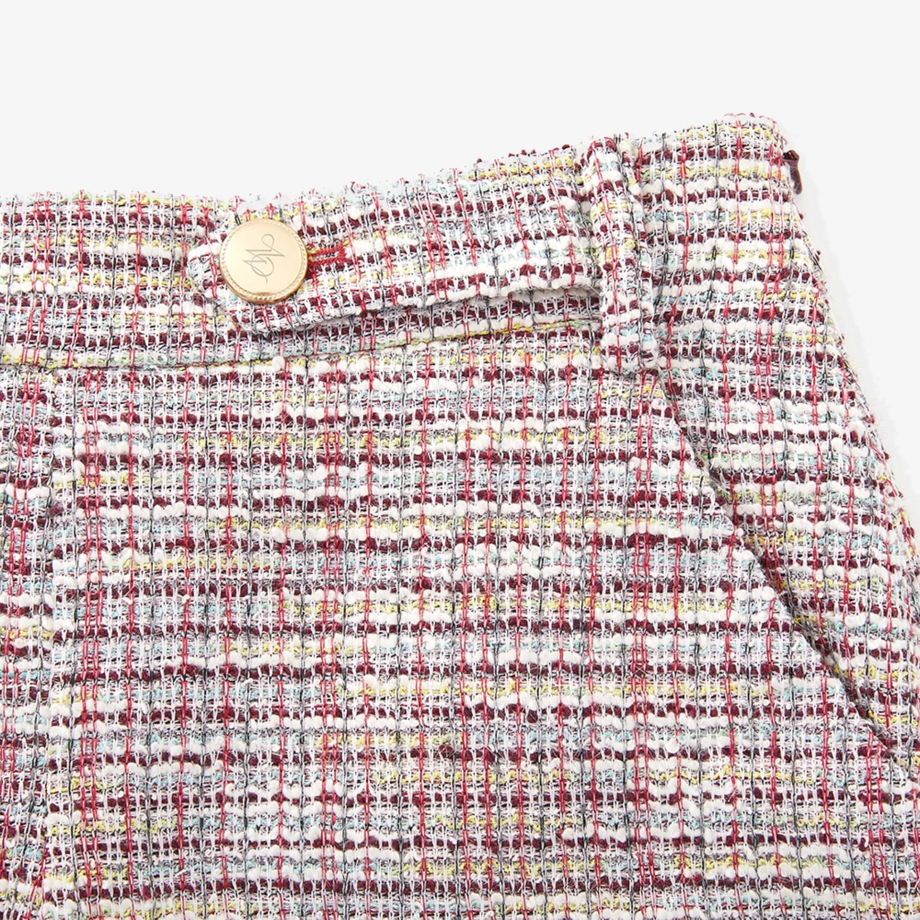 Women's Tweed Shorts - Pink - Erthe Golf