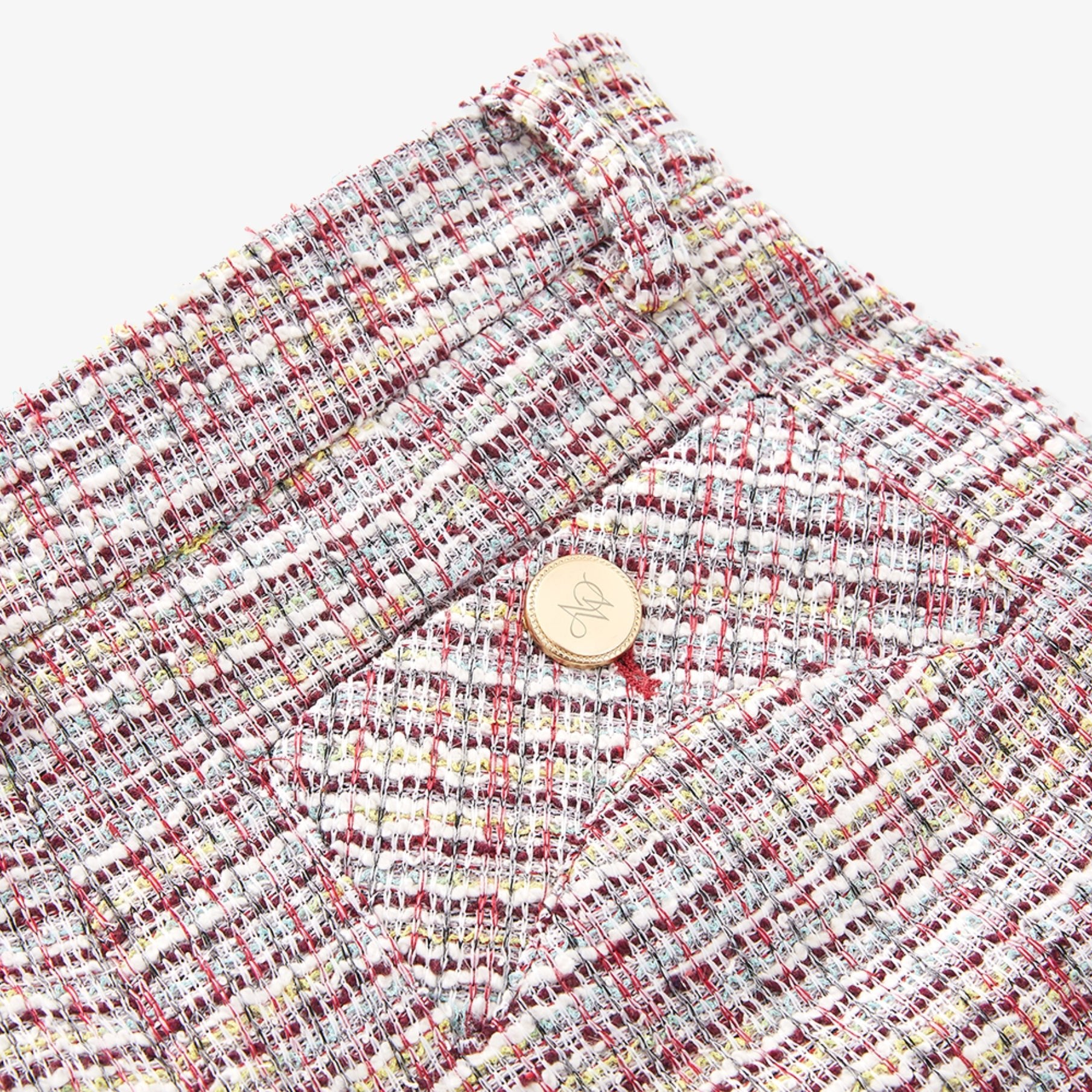 Women's Tweed Shorts - Pink - Erthe Golf