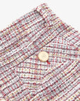 Women's Tweed Shorts - Pink - Erthe Golf