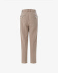 Women's Wool Tailored Pants - Beige - Erthe Golf