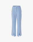Women's Button Bootscut Pants - Light Blue - Erthe Golf
