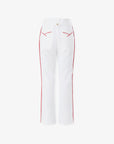 Women's Button Bootscut Pants - Off White - Erthe Golf