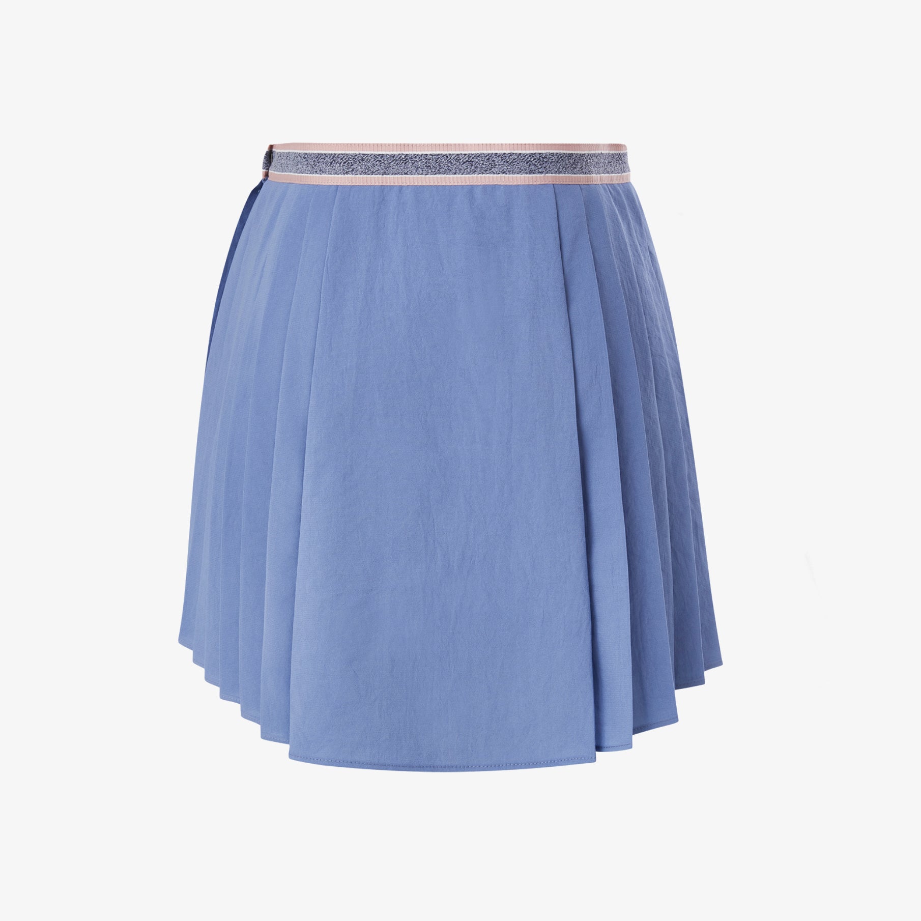 Women's Lightweight Pleated Skirt - Blue - Erthe Golf