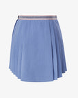 Women's Lightweight Pleated Skirt - Blue - Erthe Golf