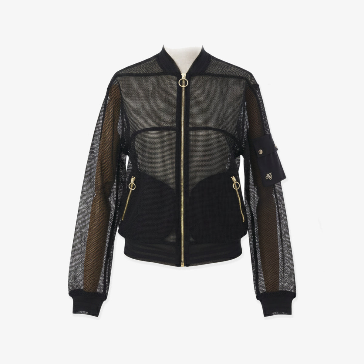 Women's Mesh Jumper - Black - Erthe Golf