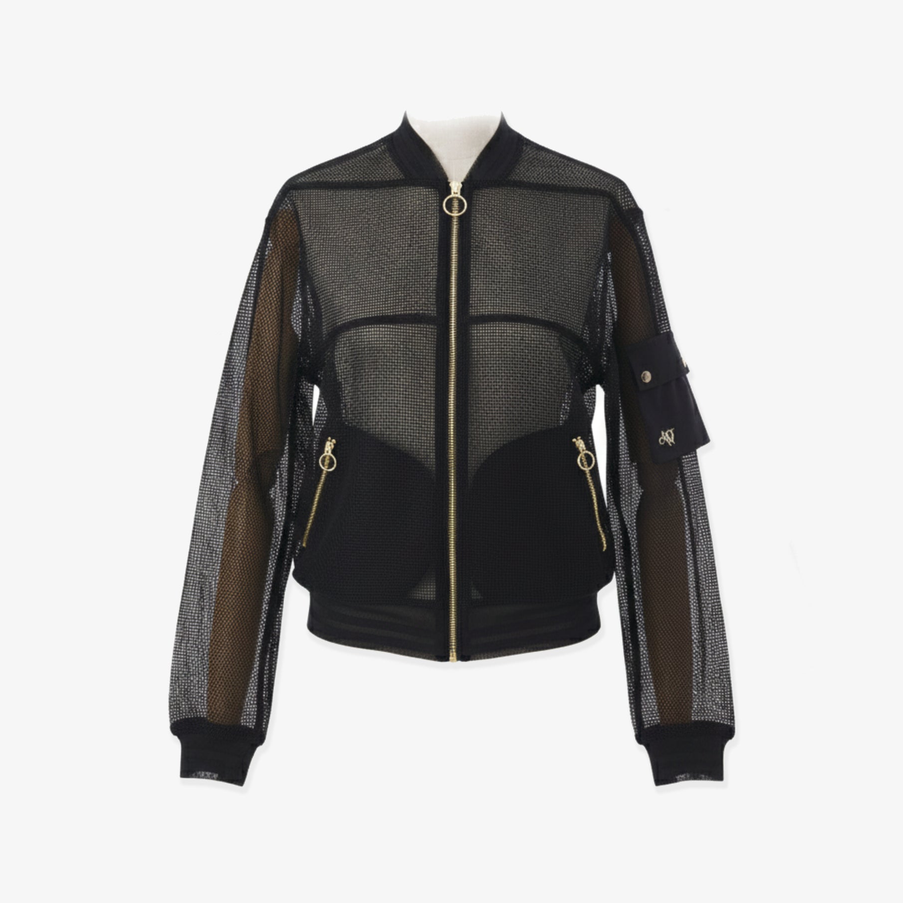 Women's Mesh Jumper - Black - Erthe Golf