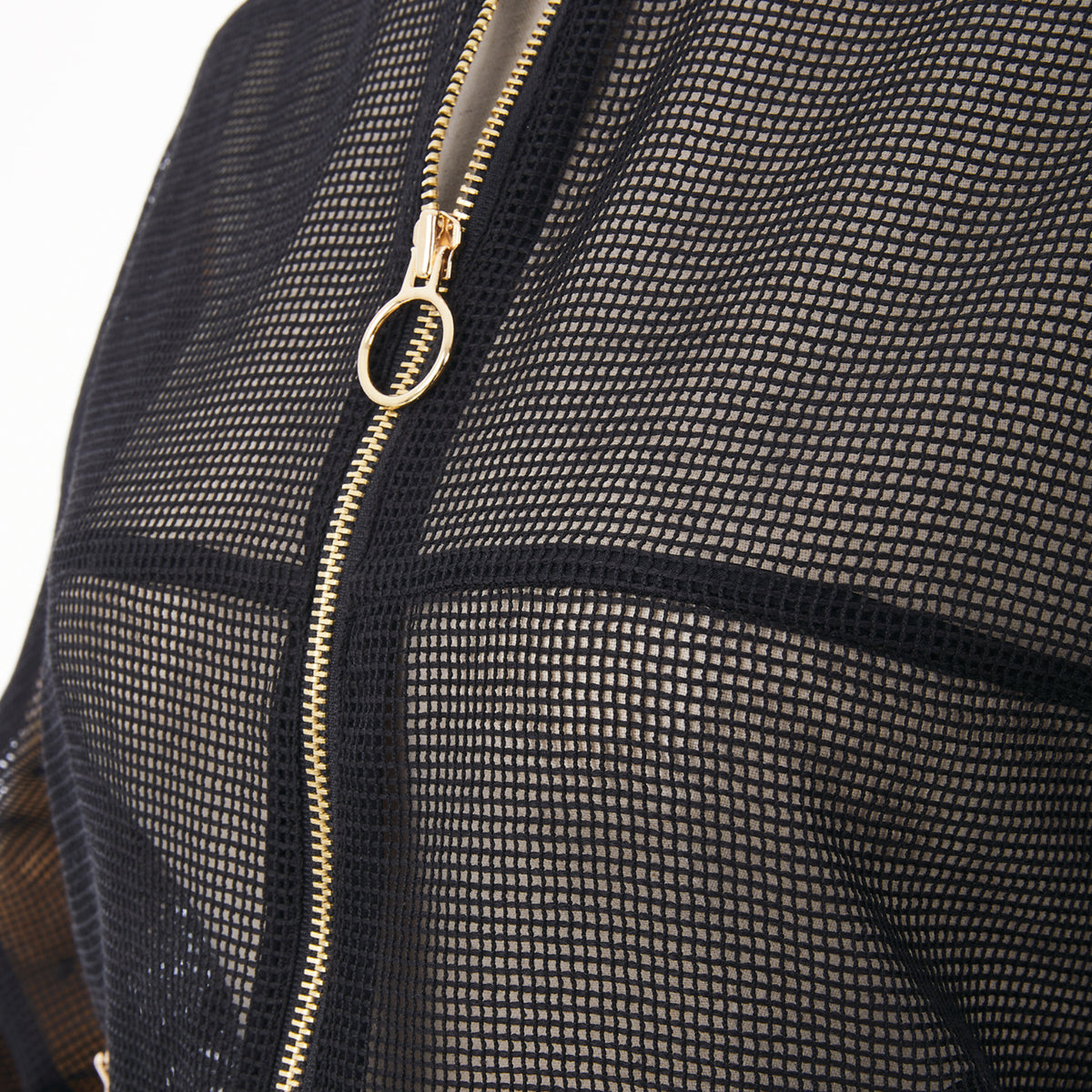 Women's Mesh Jumper - Black - Erthe Golf
