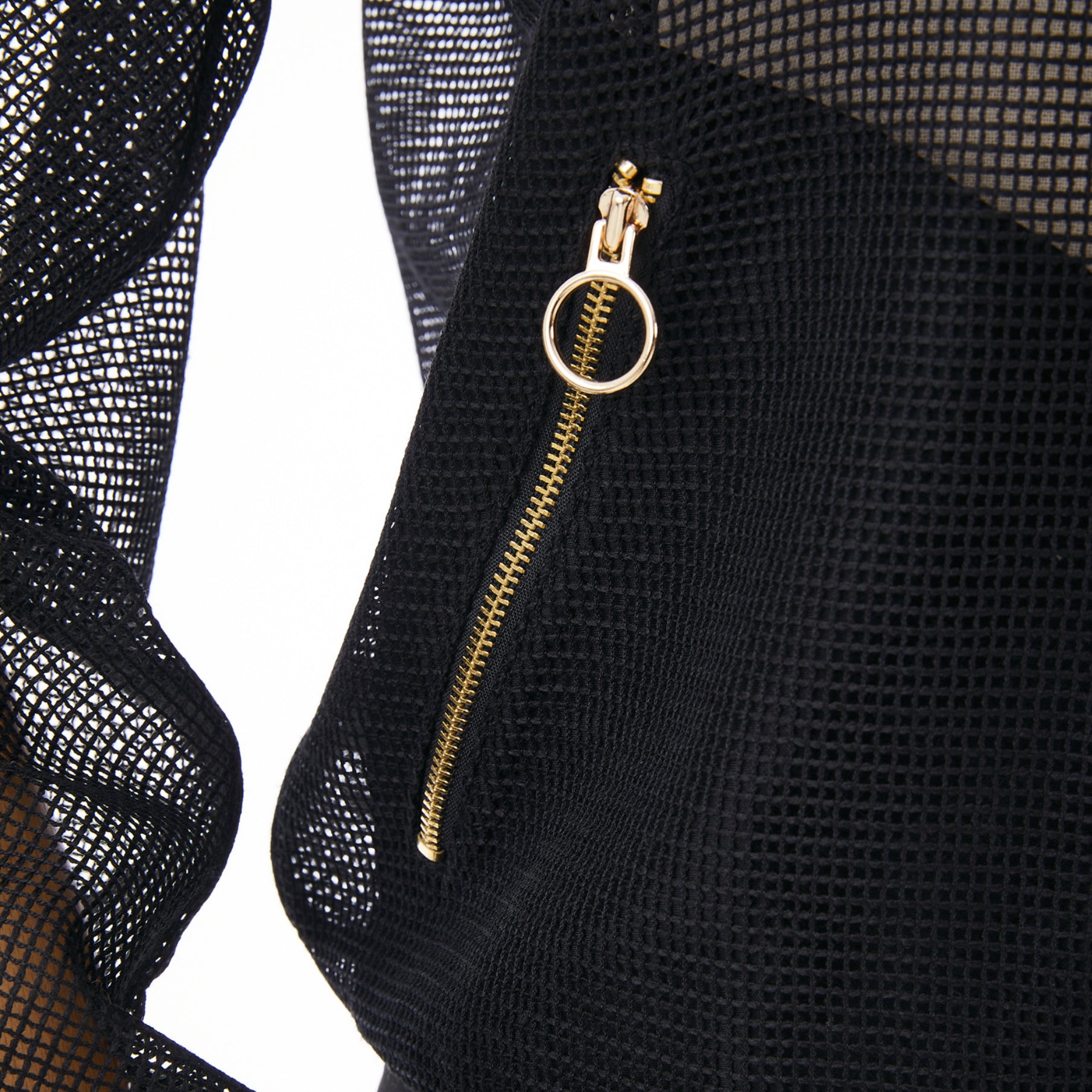 Women's Mesh Jumper - Black - Erthe Golf