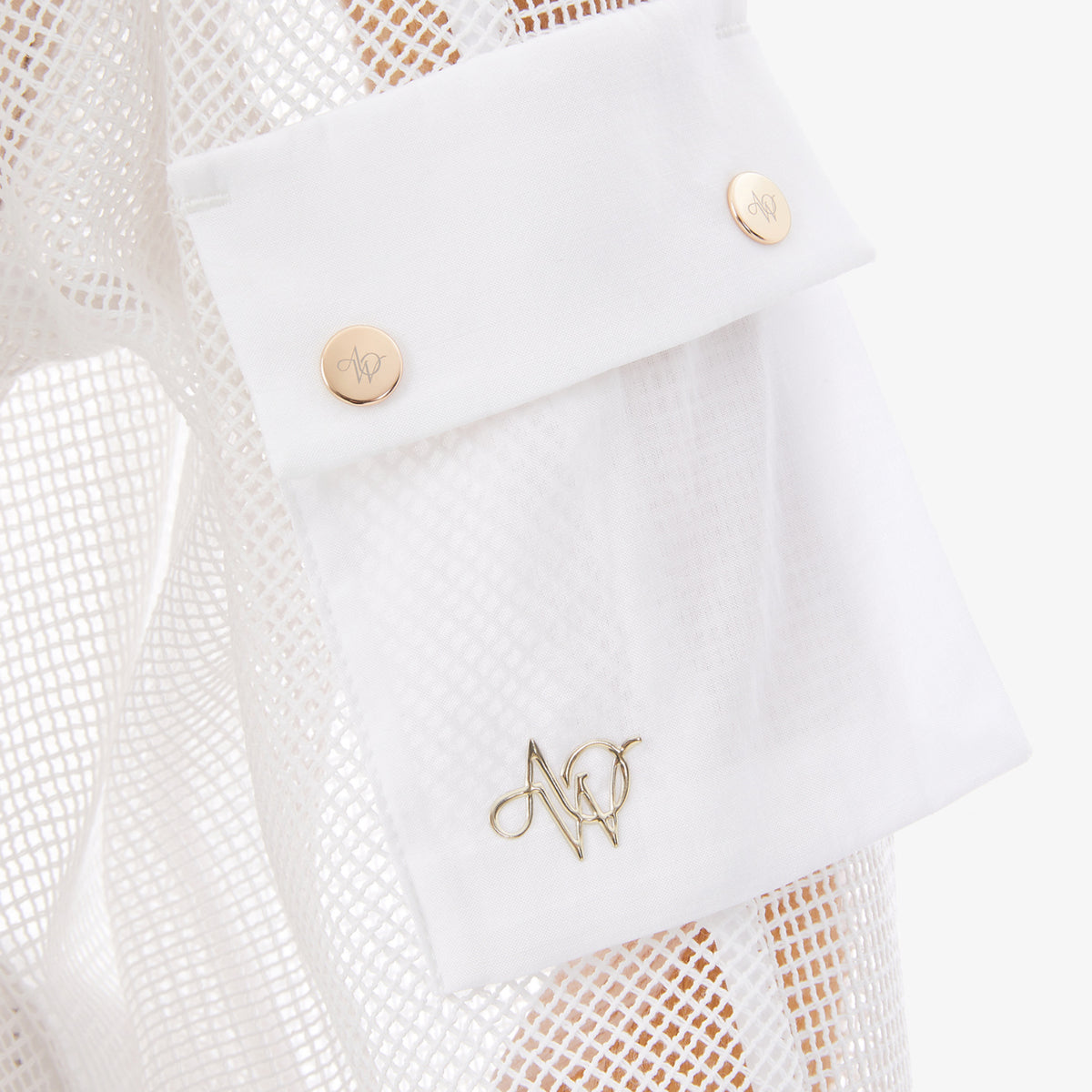 Women's Mesh Jumper - Off White - Erthe Golf