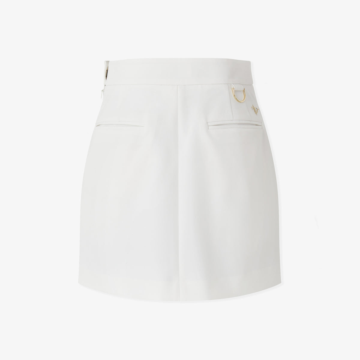 Women's Ribbon Pocket Tulip Skirt - Off White - Erthe Golf