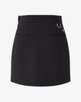 Women's Ribbon Pocket Tulip Skirt - Black - Erthe Golf