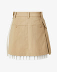 Women's Utility Pleats Skirt - Beige - Erthe Golf