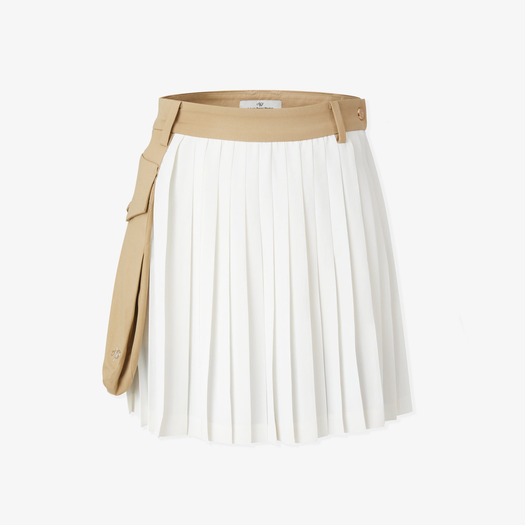 Women's Utility Pleats Skirt - Beige - Erthe Golf