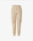 Women's Windbreaker Jogger Pants - Beige - Erthe Golf