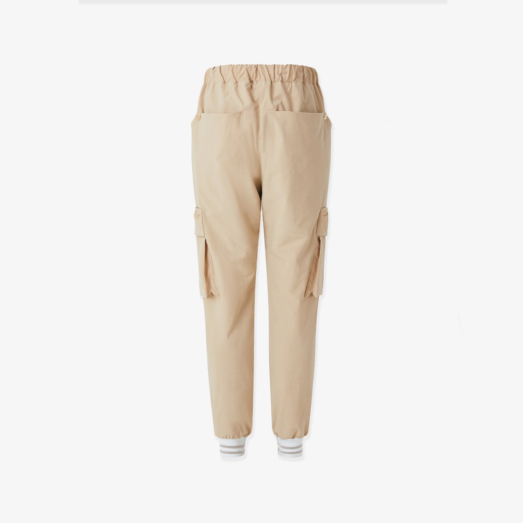 Women's Windbreaker Jogger Pants - Beige - Erthe Golf