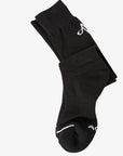 Women's Logo Long Socks - Black - Erthe Golf