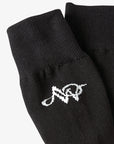 Women's Logo Long Socks - Black - Erthe Golf