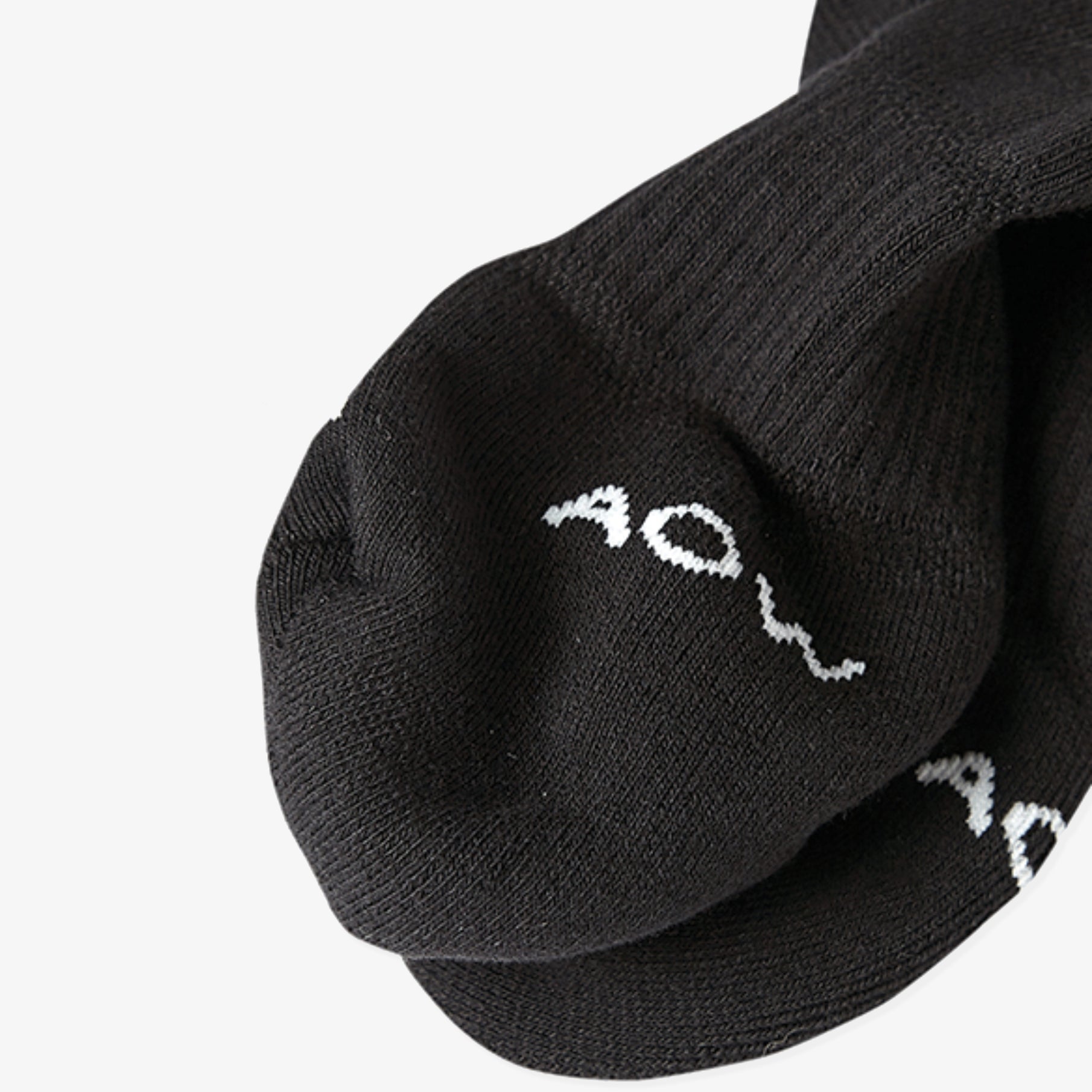 Women's Logo Long Socks - Black - Erthe Golf