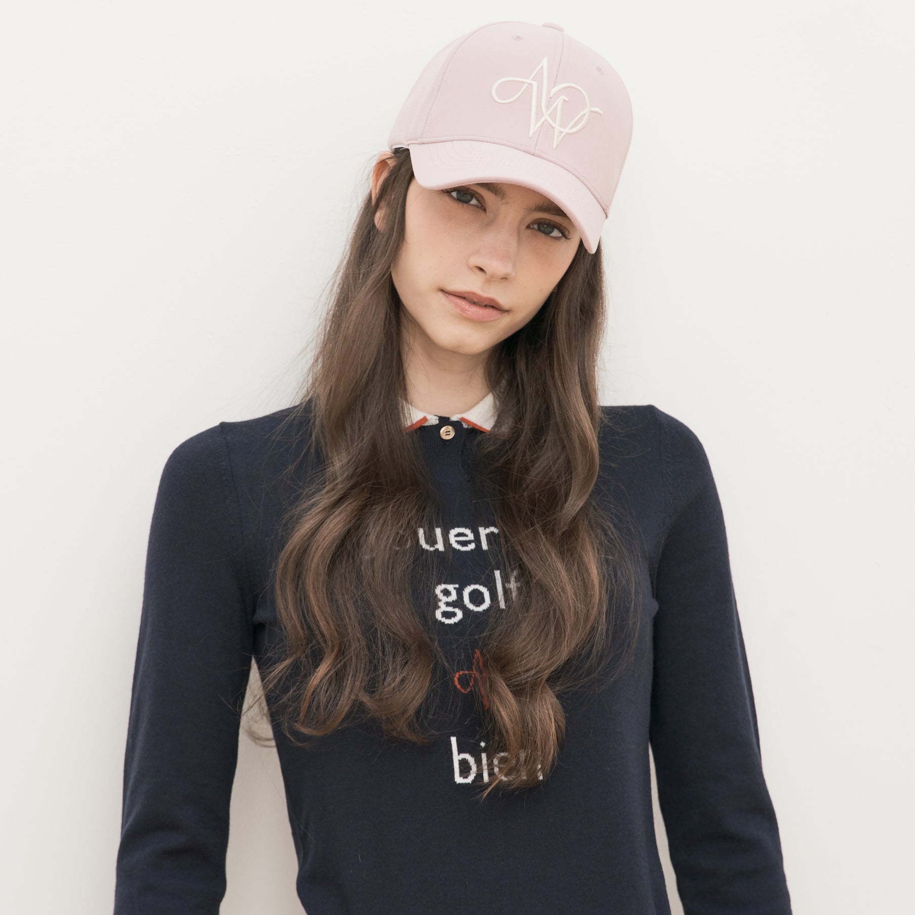 Unisex Embroidary Ball Cap - Pink - Erthe Golf