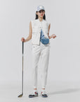 Women's Cargo Mesh Pants - Off White - Erthe Golf