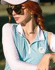 Falcosia Lightblue Sleeveless Golf Dress