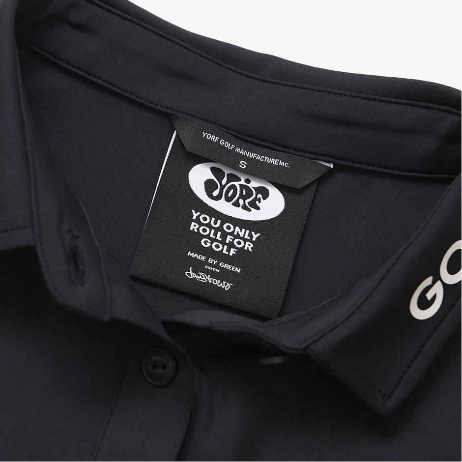 Yorf Golf Club Polo Black - Erthe Golf