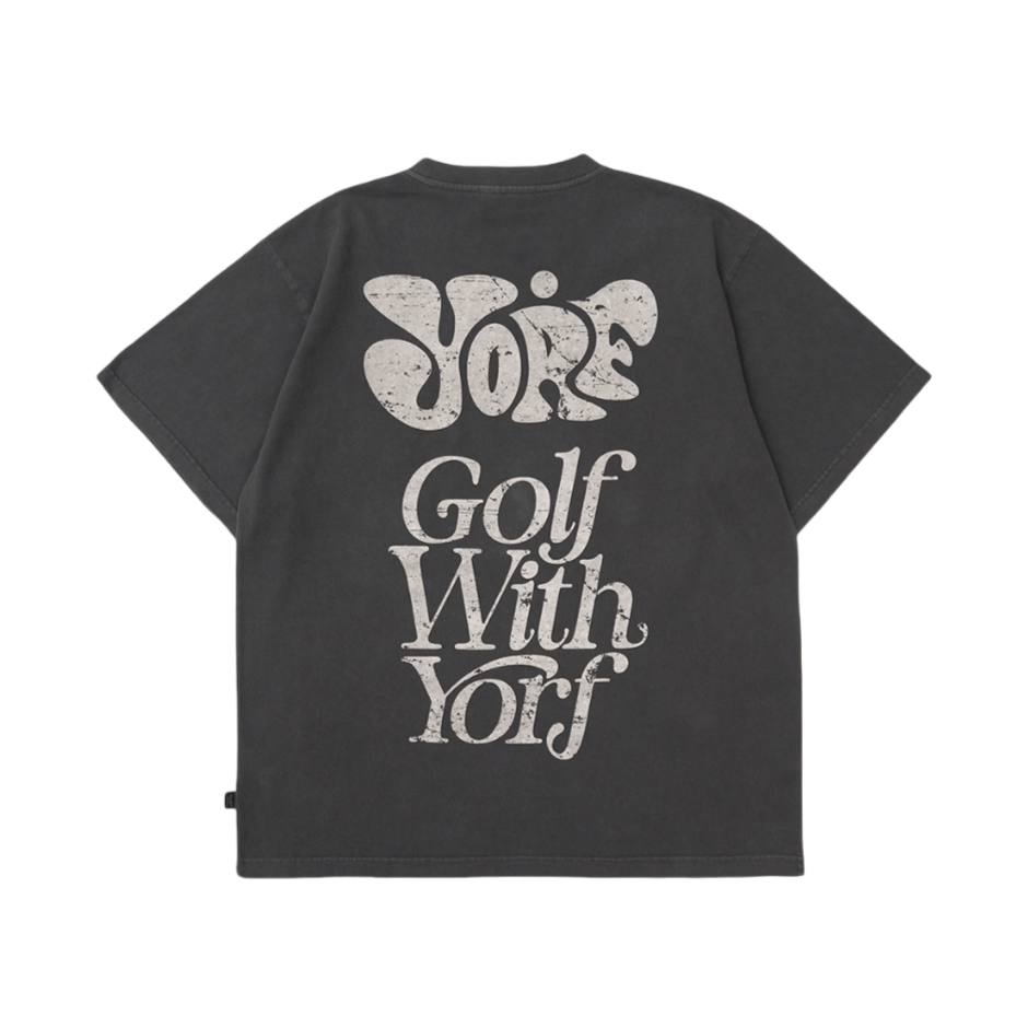【YORF GOLF】YORF T-SHIRT POCKET PIGMENT / 追跡付 Yorf Golf Unisex Pocket T-shirt - White – Erthe Golf