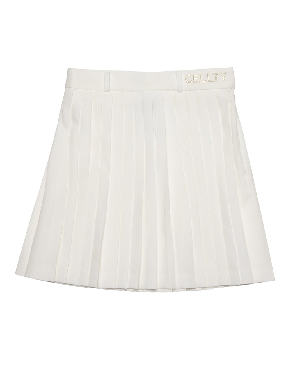 Cellty Golf White Swing Pleats Golf Skirt - Erthe Golf