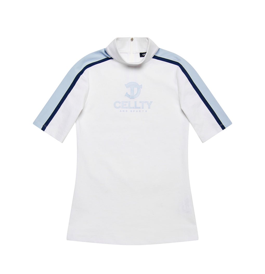 Gradient Blue Polo and Skirt Set - Erthe Golf
