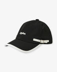 Keypote Black Clip Golf Cap with Side Buckle | Erthe Golf