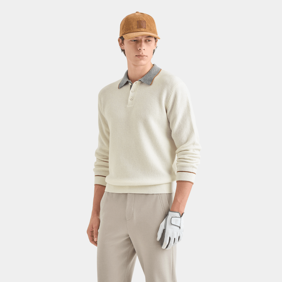 Men's Cap - Camel - Erthe Golf