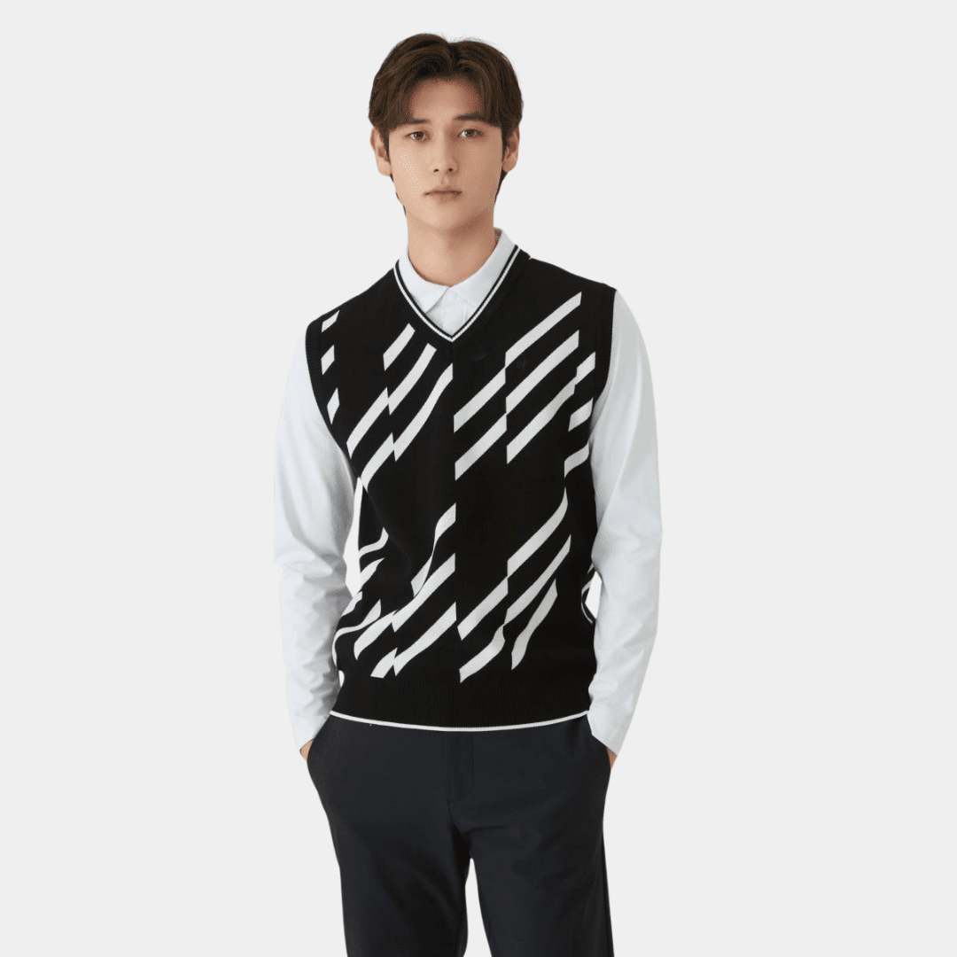 Men's Vest - Black - Erthe Golf