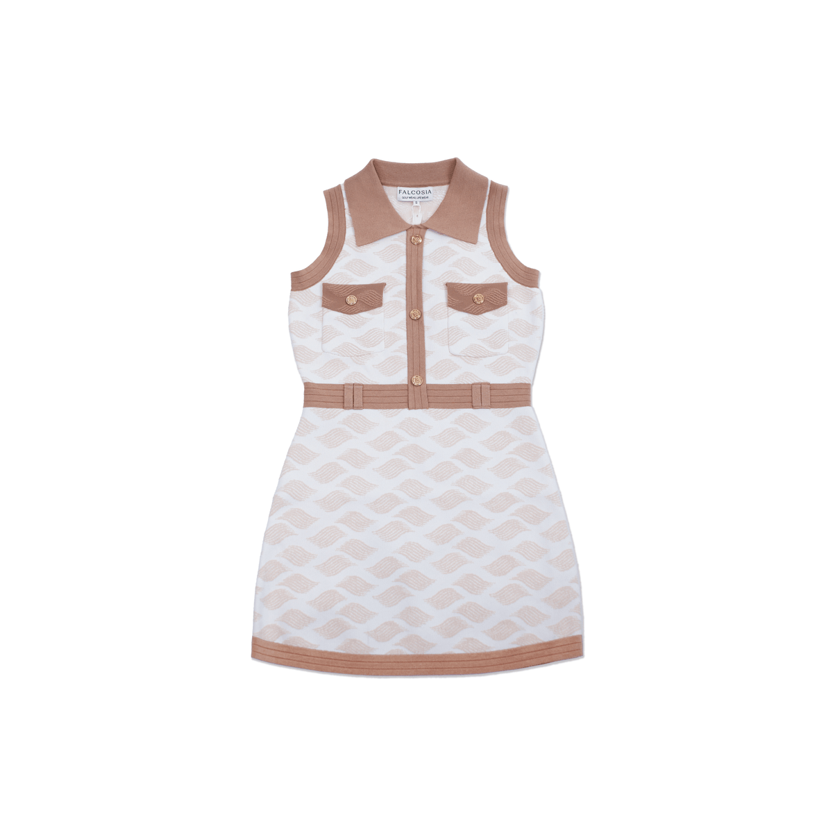 Falcosia Wave Knit Golf Dress - Erthe Golf
