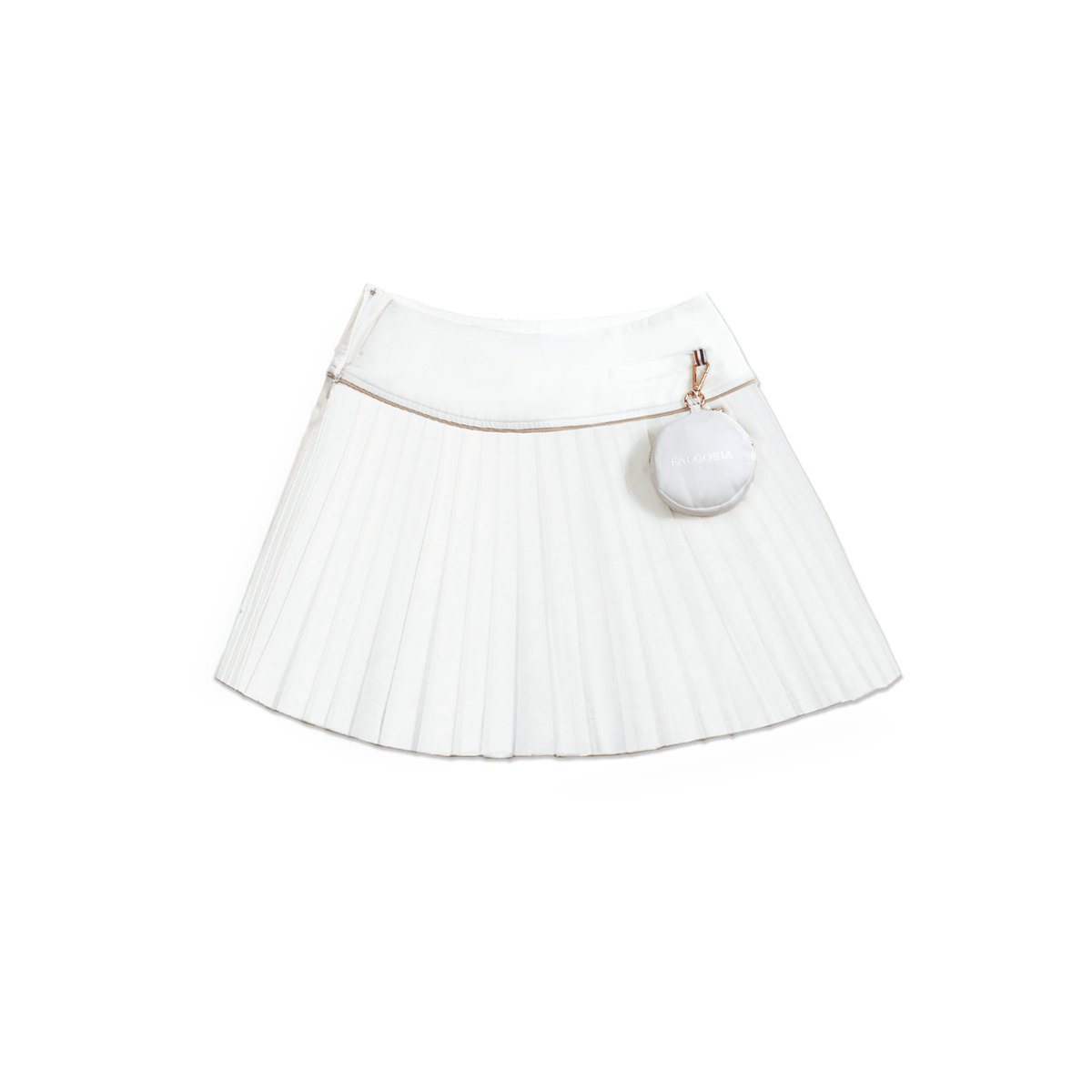 Falcosia White Pleated Skirt - Erthe Golf