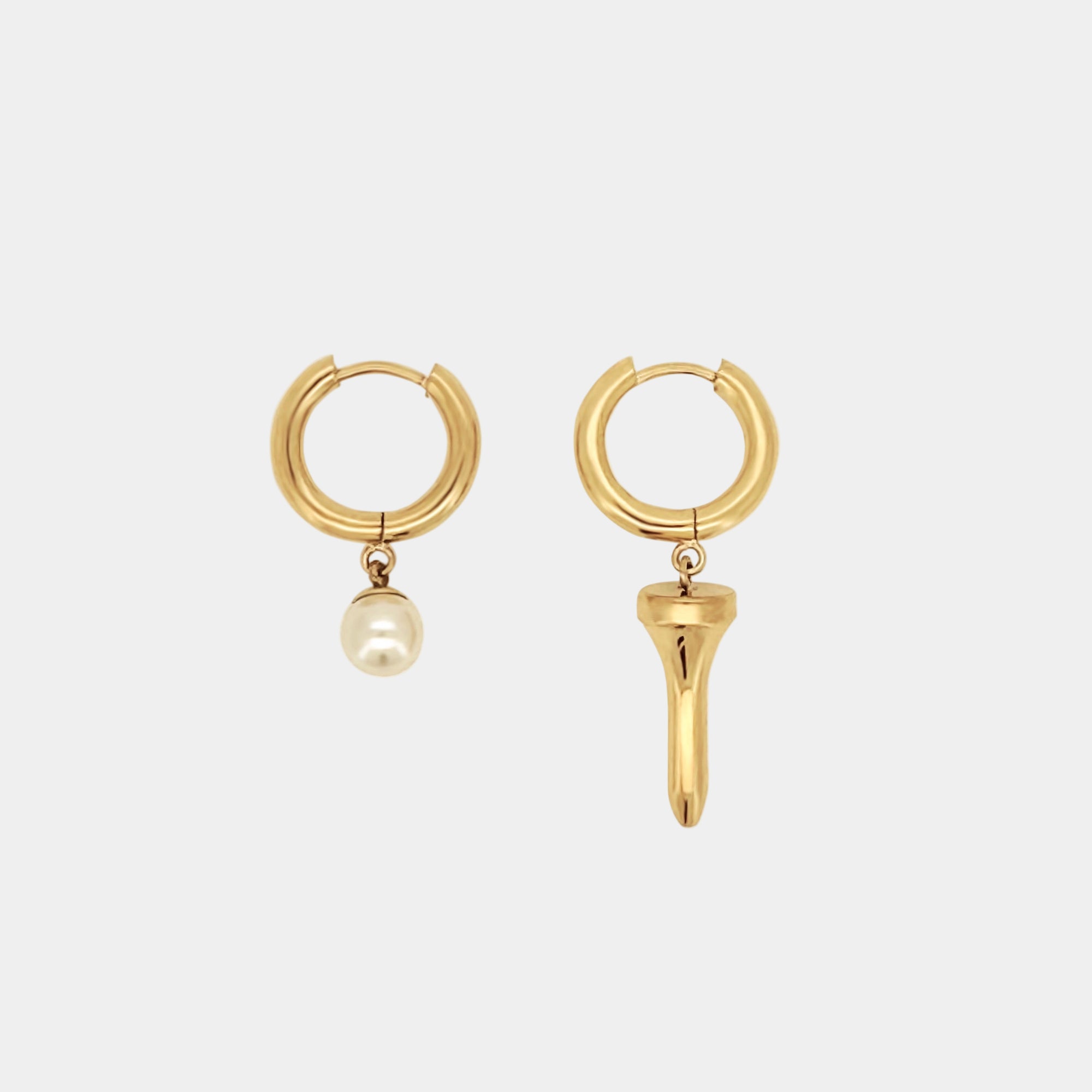 Birdie Lucky Charm - Golf Tee Earrings - Erthe Golf