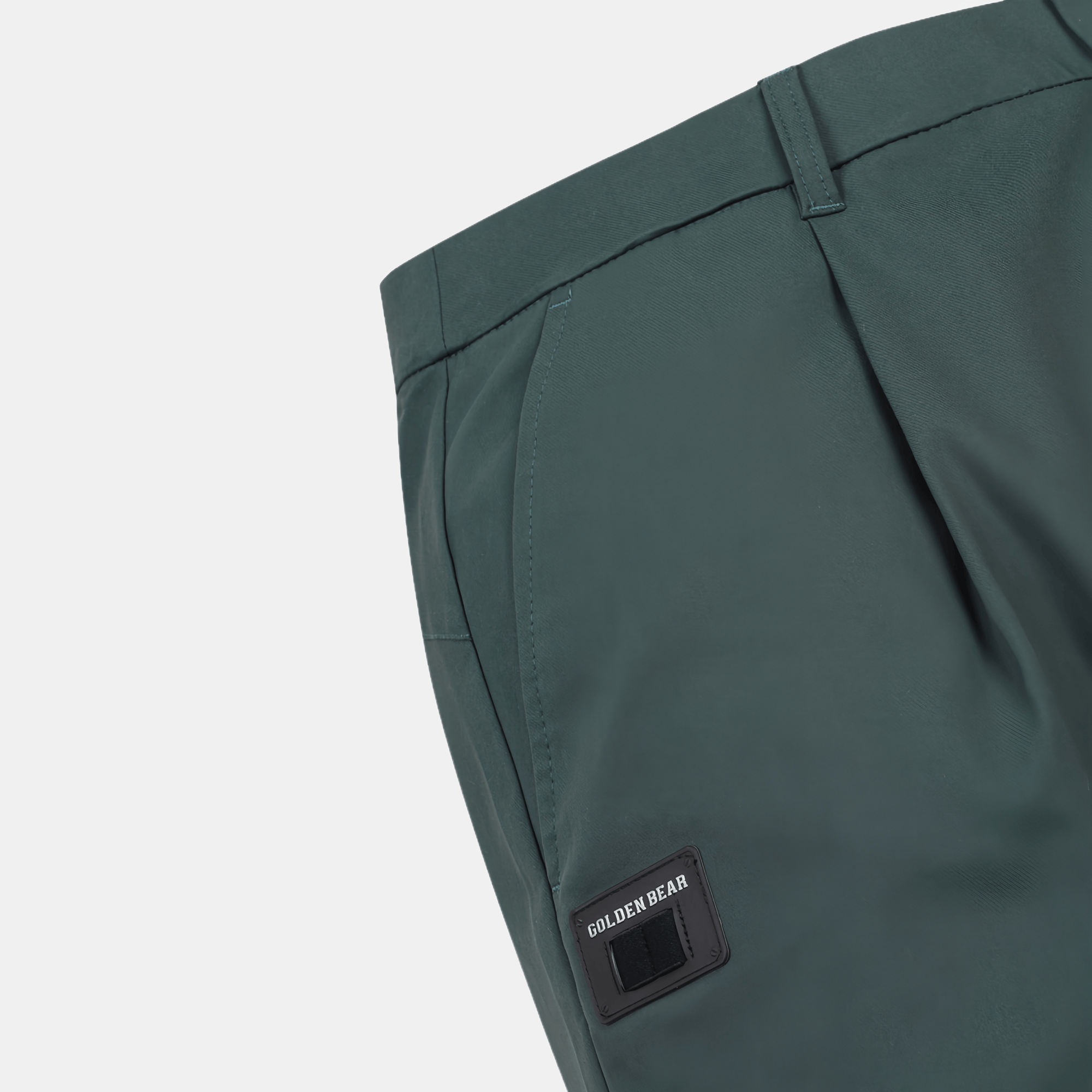 Golden Bear Men&#39;s Tucked Pants - Green - Erthe Golf