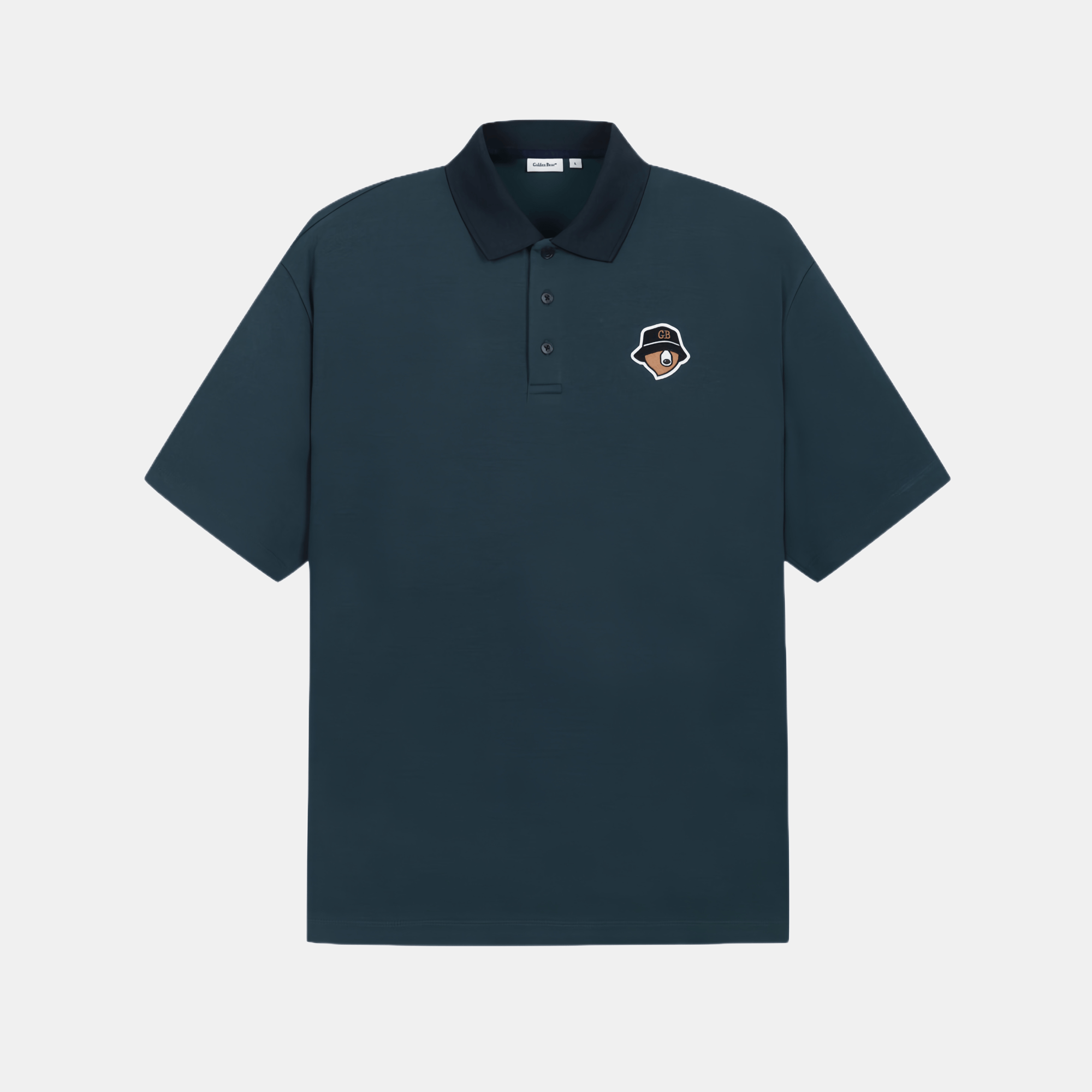 Golden Bear Men's Bear Head Polo - Green - Erthe Golf