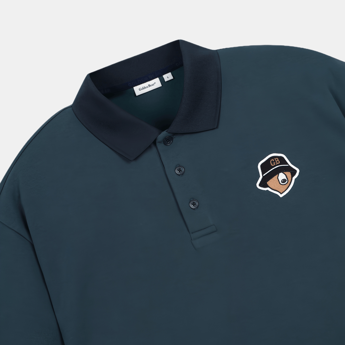 Golden Bear Men's Bear Head Polo - Green - Erthe Golf