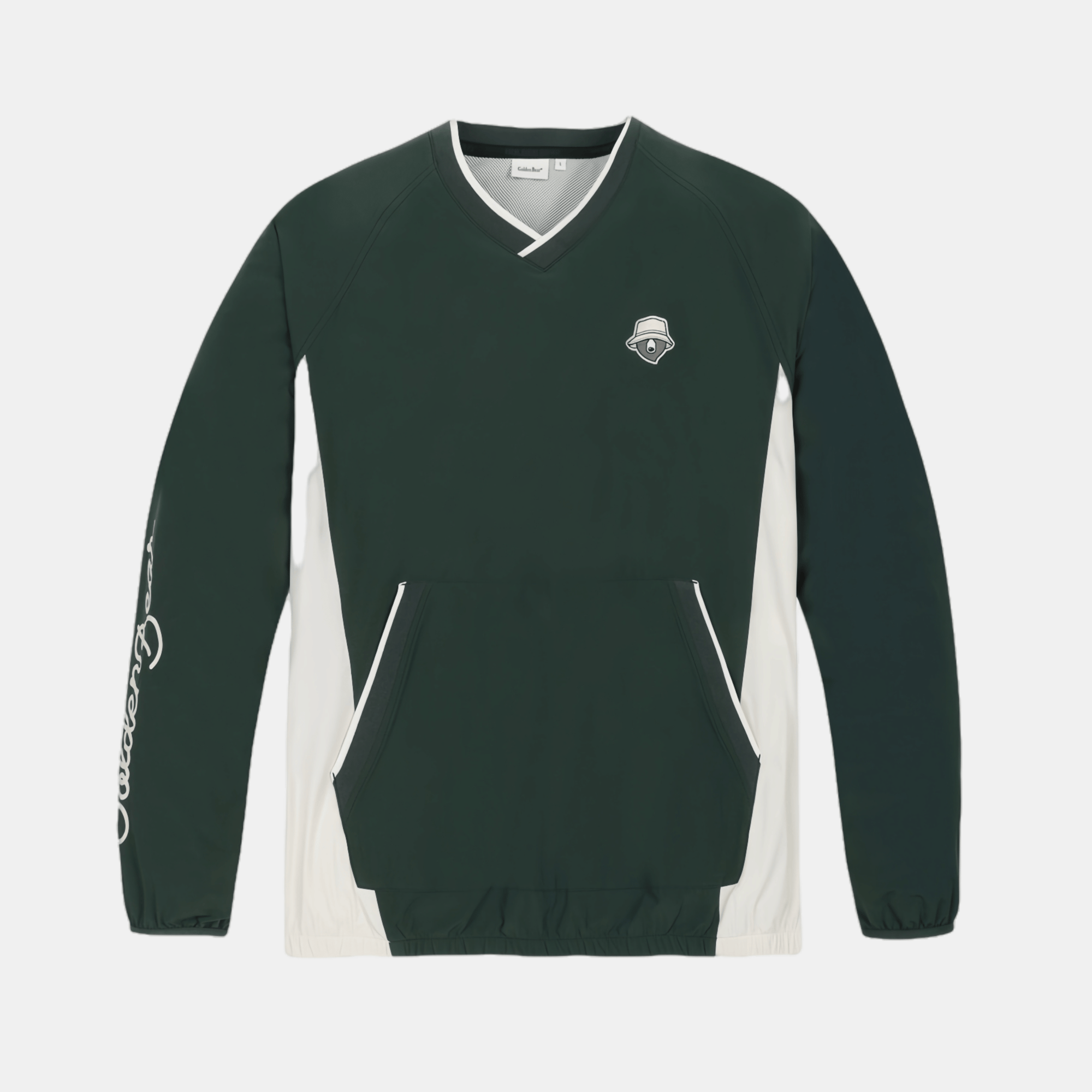 Golden Bear Unisex Color Blocked Sweatshirt - Green - Erthe Golf