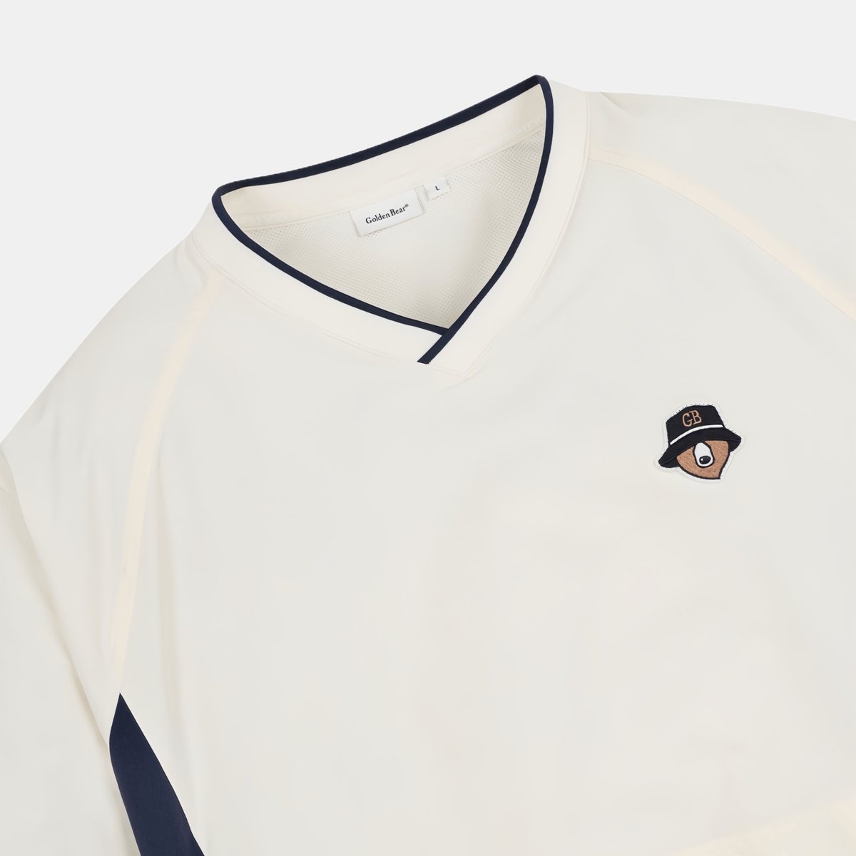 Golden Bear Unisex Color Blocked Sweatshirt - White - Erthe Golf