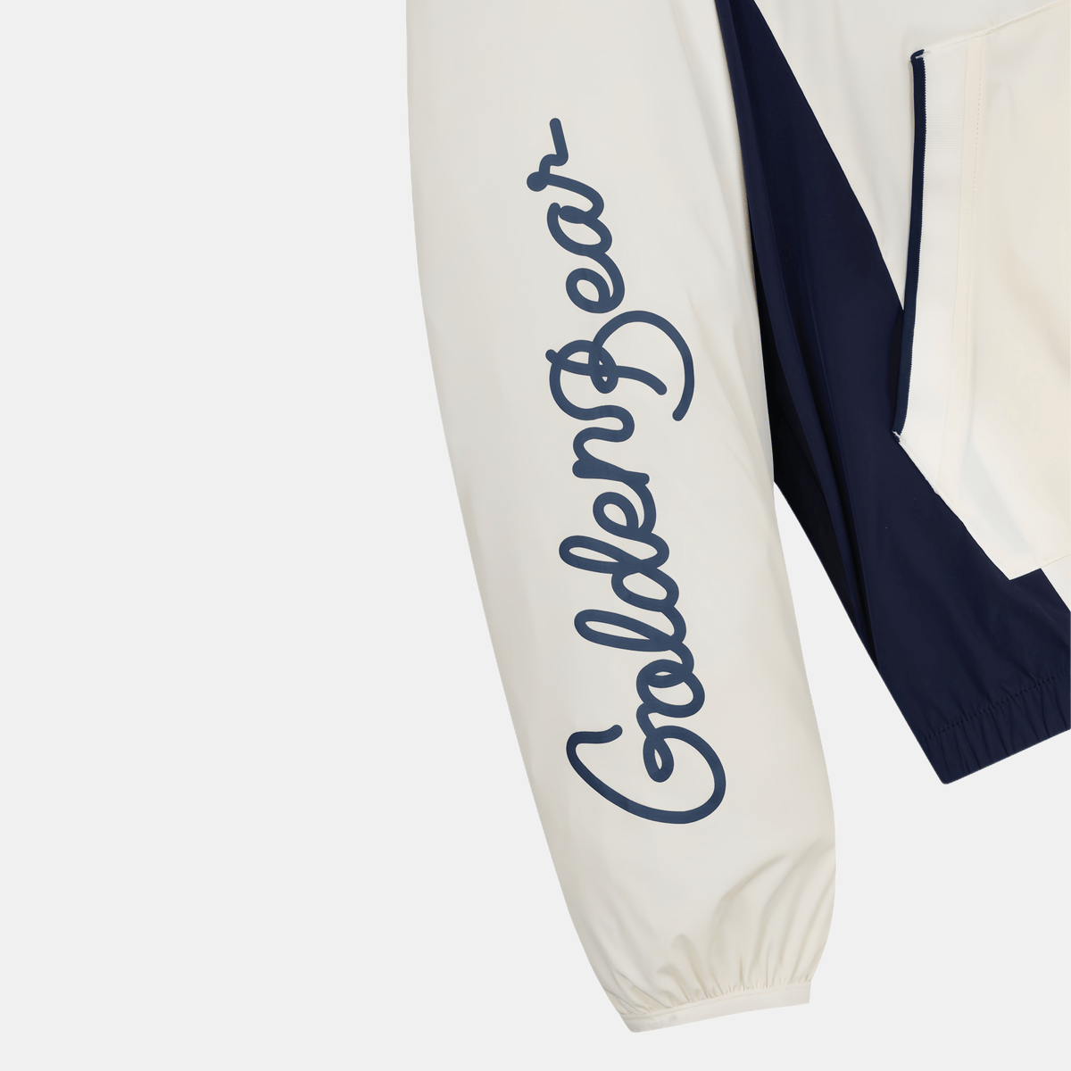Golden Bear Unisex Color Blocked Sweatshirt - White - Erthe Golf