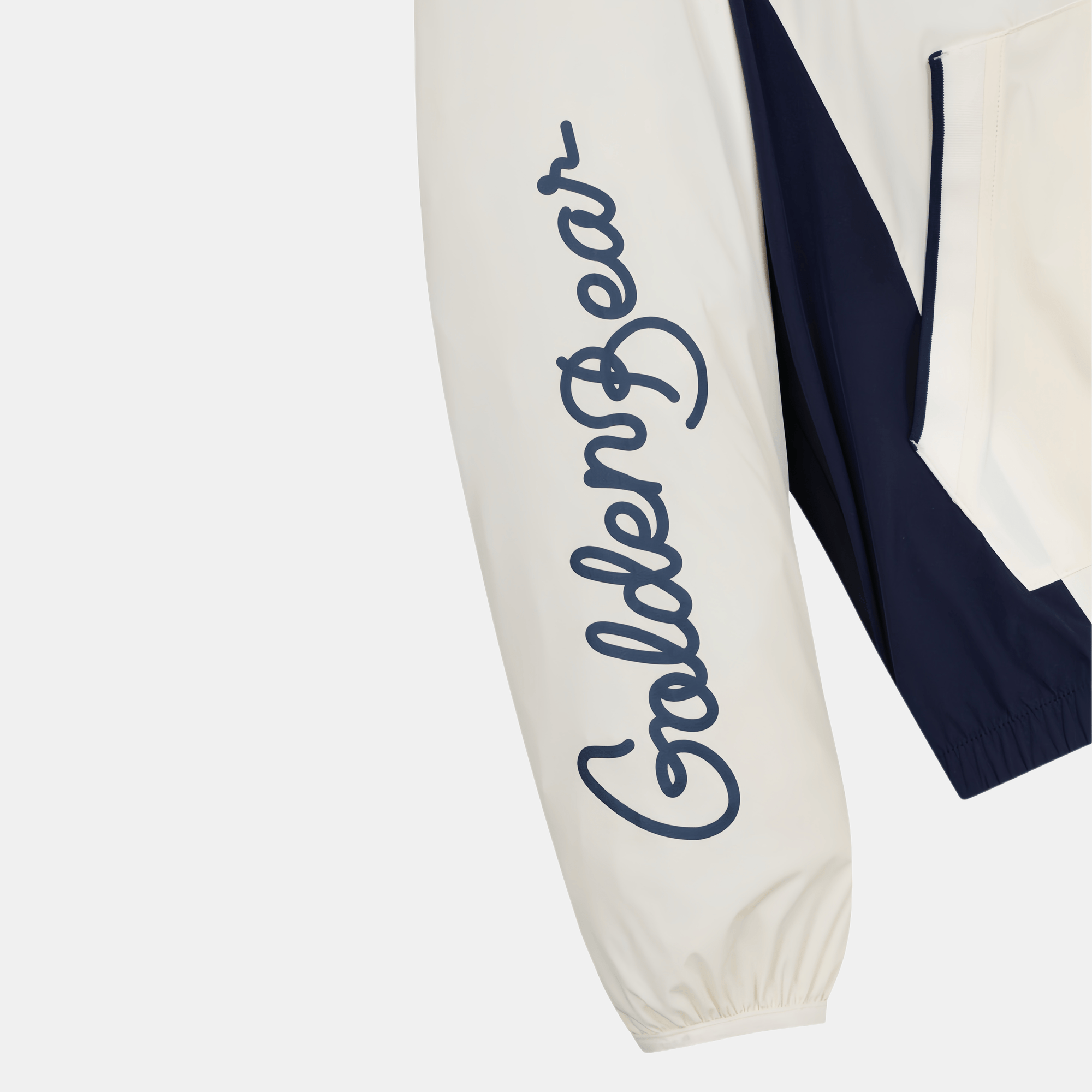 Golden Bear Unisex Color Blocked Sweatshirt - White - Erthe Golf