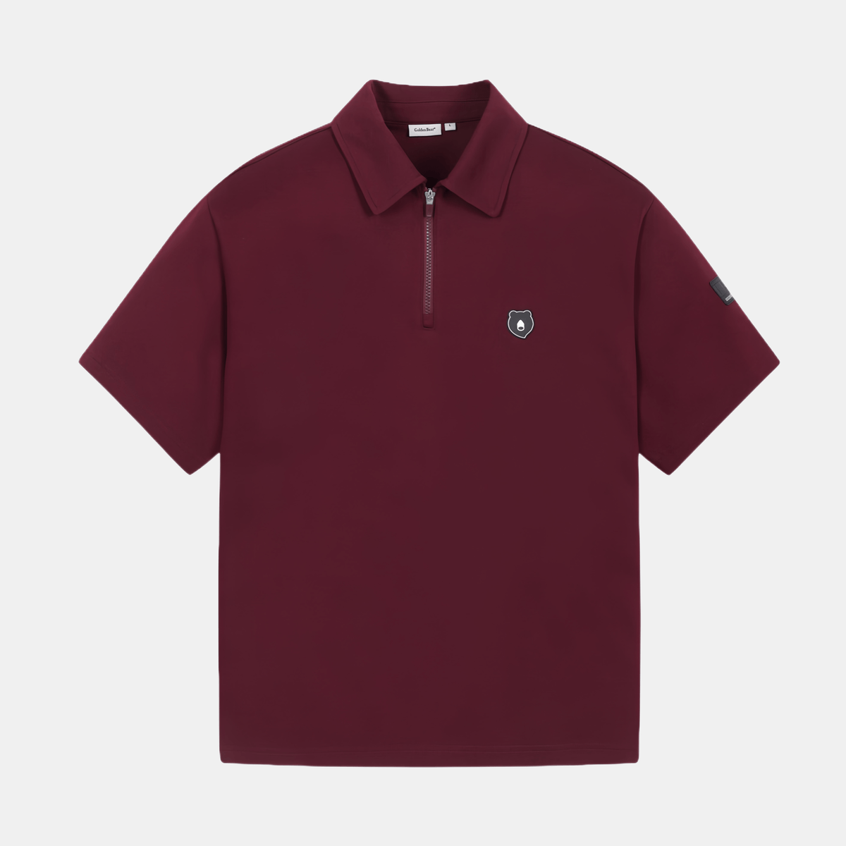 Golden Bear Men's Half - Zip Sweatshirt - Red - Erthe Golf