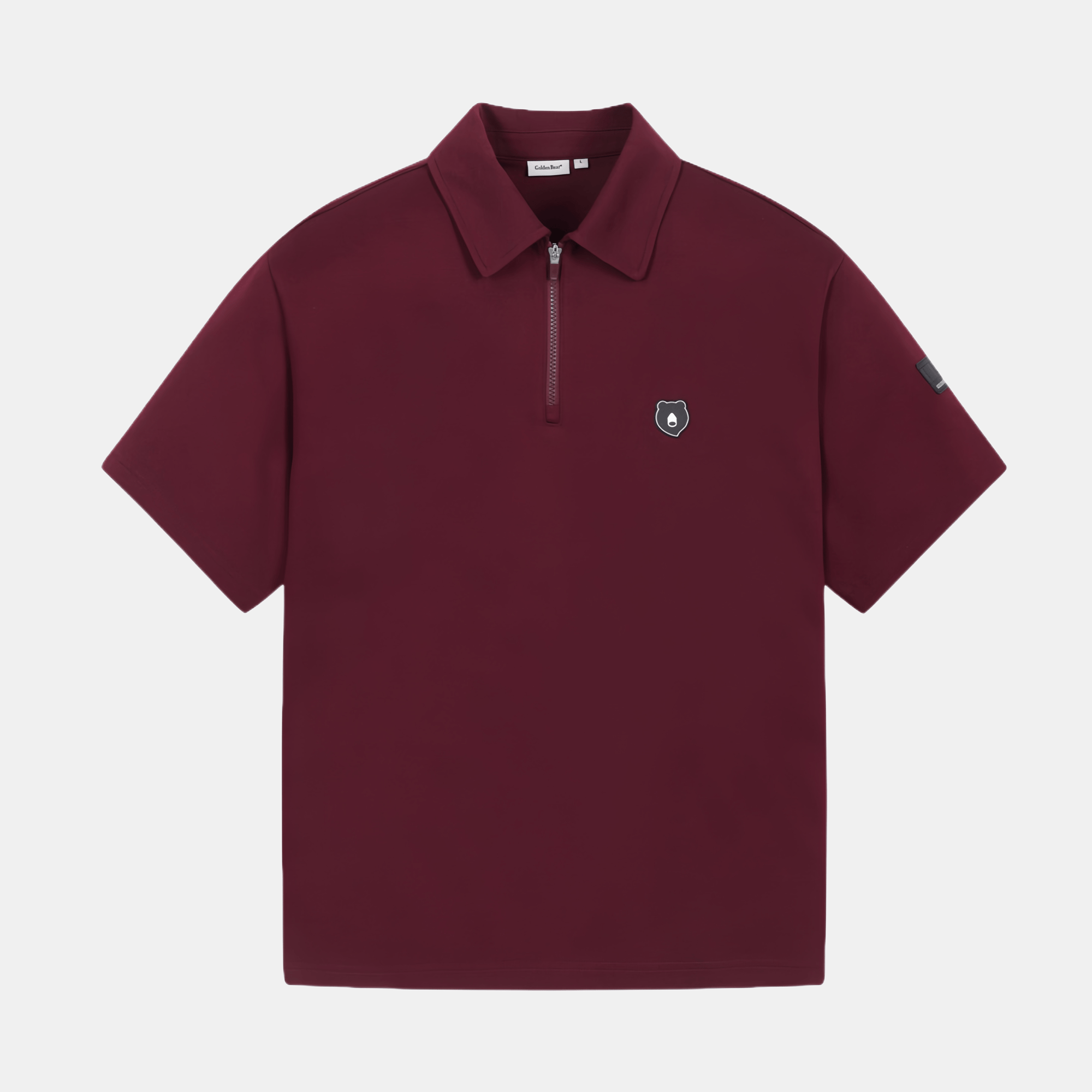 Golden Bear Men's Half - Zip Sweatshirt - Red - Erthe Golf