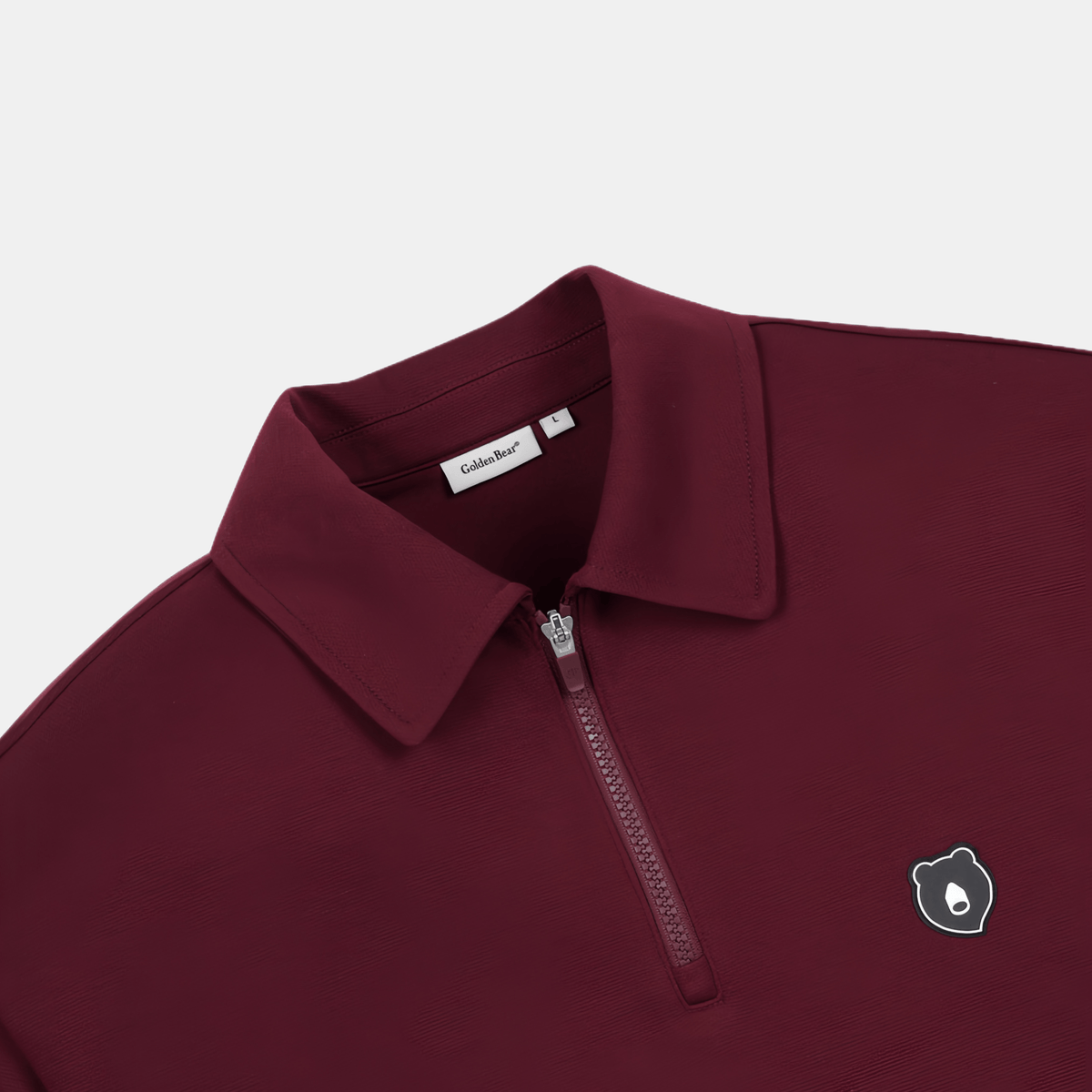 Golden Bear Men's Half - Zip Sweatshirt - Red - Erthe Golf